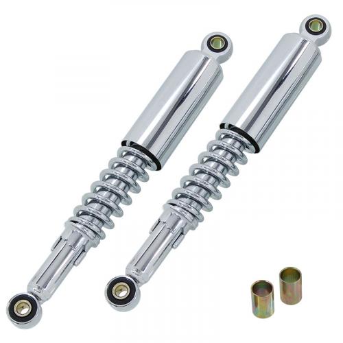 DX 330MM CHROME REAR SHOCKS