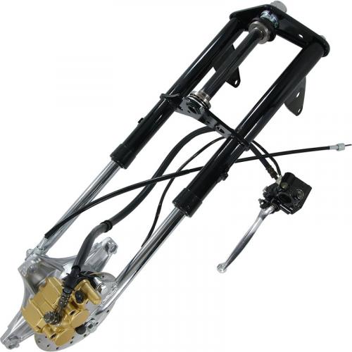 DX OLD FORK WITH DISC BRAKE COMPLETE IN BLACK