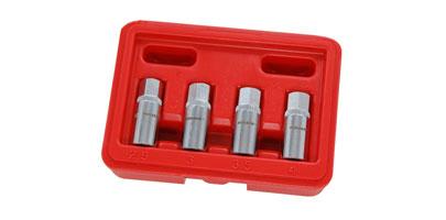 STUD EXTRACTOR KIT 4PCS 1/4