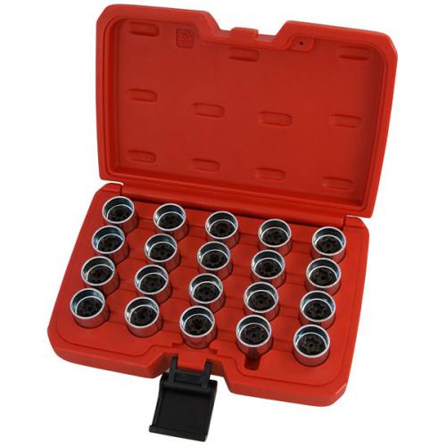 Wheel Locking Nut Key Set - 12pc VAG