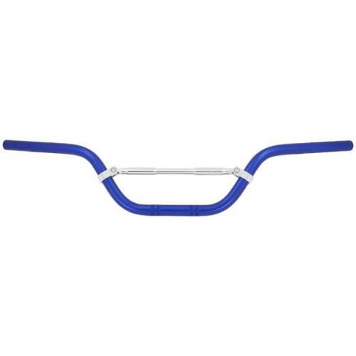 ALLOY BLUE  HANDLE BARS WITH CROSS BAR