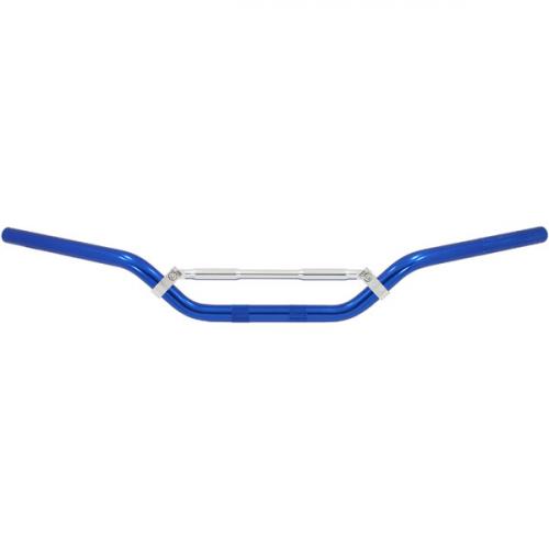 ALLOY BLUE LOW  HANDLE BARS WITH CROSS BAR 