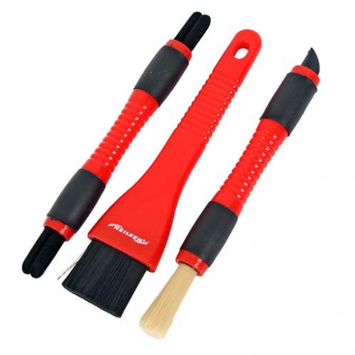 CAR DASH DASHBOARD CREVICE DETAIL BRUSH SET 3 PCS