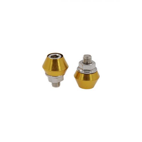 CNC GOLD MUNK RIM BOLT PACK OF 16