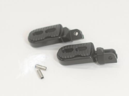 CNC FOOT PEGS FOR MONKEY 125 FROM 2018 TO NOW IN BLACK