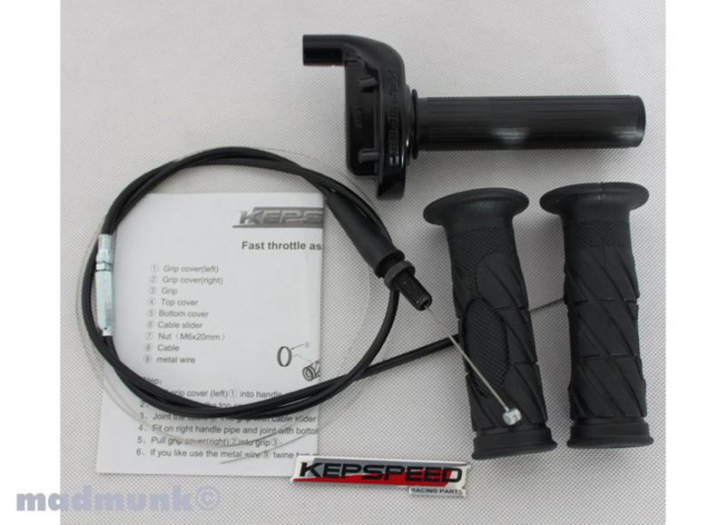 Rapidement actionner set Honda Monkey Original daytona speed grip Cable throttle