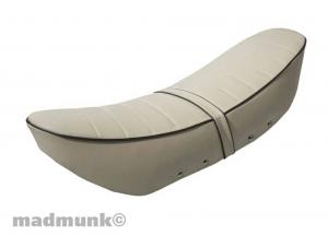 DX LOWER SEAT CREAM WITH BLACK PIPING