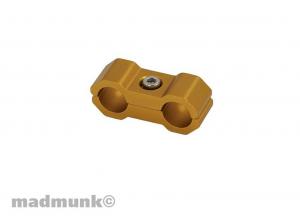 CABLE CLAMP 6MM GOLD