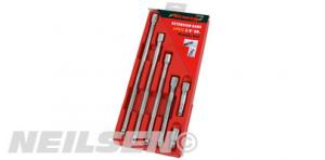 EXTENSION BARS - 6PC SET 3/8IN. WOBBLE END