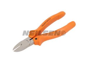 SIDE CUTTERS - 8IN. HEAVY DUTY NI-FE FINISH ORANGE