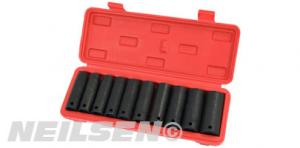 SOCKET SET - 11 PIECE 1/2IN. DRIVE DEEP IMPACT