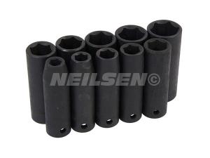 SOCKET SET - 11 PIECE 1/2IN. DRIVE DEEP IMPACT