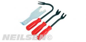 TRIM TOOL SET - 4PC WITH RED P P HANDLE