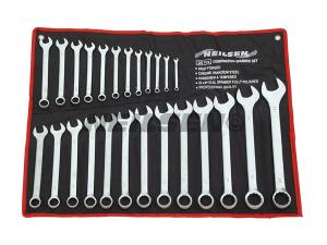 SPANNER SET - 25 PIECE / SATIN FINISH NEILSEN