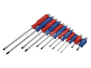 SCREWDRIVER SET - 12PC FLAT & POZI IN BMC