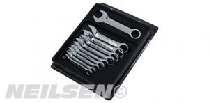 SPANNER SET - 10PC STUBBY COMBINATION