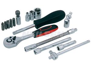 SOCKET SET 46PCS 1/4 DRIVE