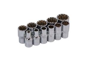 11PC 1/4 INCH  DRIVE MULTI-FIT SOCKET SET