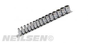 SOCKET SET XION 1/4 SHALLOW 4 - 14MM