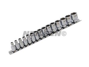 SOCKET SET XION 1/4 SHALLOW 4 - 14MM