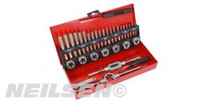 TAP AND DIE SET 32PC METRIC HSS