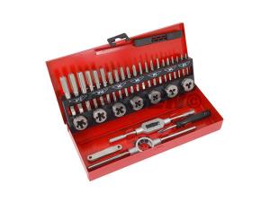 TAP AND DIE SET 32PC METRIC HSS