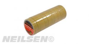 INSULATION TAPE 19MM YELLOW 10PCS