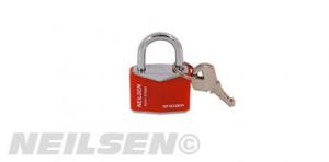 40MM RHOMBIC CHROME PLATED IRON PADLOCK