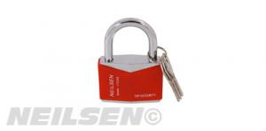 60MM RHOMBIC CHROME PLATED IRON PADLOCK