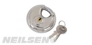 DISC PADLOCK IN DOUBLE BLISTER - 70 MM