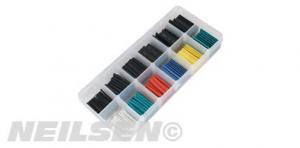 HEATSHRINK TUBING SET 180PC ASSORTED COLOURS