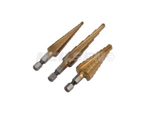 3PC HSS STEP DRILL SET