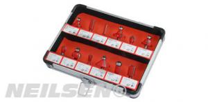 ROUTER BIT SET - 12 PIECE 1/4 SHANK