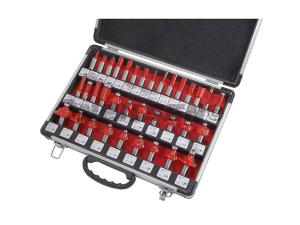 ROUTER BIT SET - 35 PIECE 1/2 SHANK / ALUMINIUM CASE