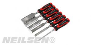 6PCS WOODEN CHISEL SET NEILSEN