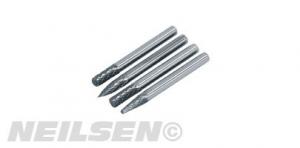 4PC CARBIDE ROTARY FILE SET