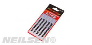 5PCS JIG SAW BLADE SET T144D