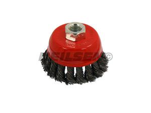 WIRE CUP BRUSH TWIST KNOT 75MM