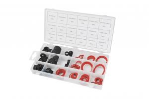 141-PIECE GASKET ASSORTMENT: RUBBER, FIBRE AND KLINGERITH