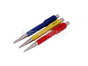  3PC COLOUR CODED CENTRE PUNCH SET