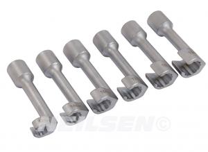 6PC OPEN ENDED RING WRENCH SOCKET SET 1/2  DR 100MML