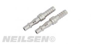 AIRLINE BAYONET FITTING - 2PC WITH HOSE BARB 3/8 BSP