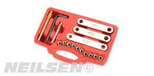 BRAKE THREAD REPAIR KIT SIZE: M9 X 1.23