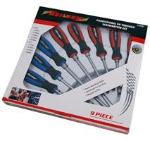 9PCS PROFESSIONAL GO THROUGH SCREWDRIVER SET