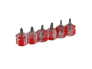 6PCS MINI STUBBY SCREWDRIVER SET