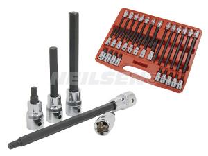 30PC 1/2 DR HEX SOCKET BIR SET