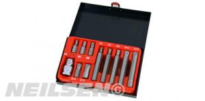 11 PIECE SPLINE SET WITH 1/2 inch