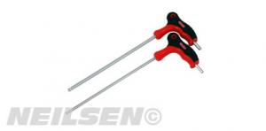 2PCS HEX WRENCH WITH BALL TIP