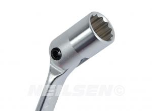 SOCKET WRENCH / FLEXI-HEAD SET - 6PC 12 SIZES