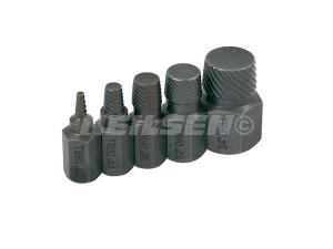 5 PC PIPE NIPPLE EXTRACTOR SET